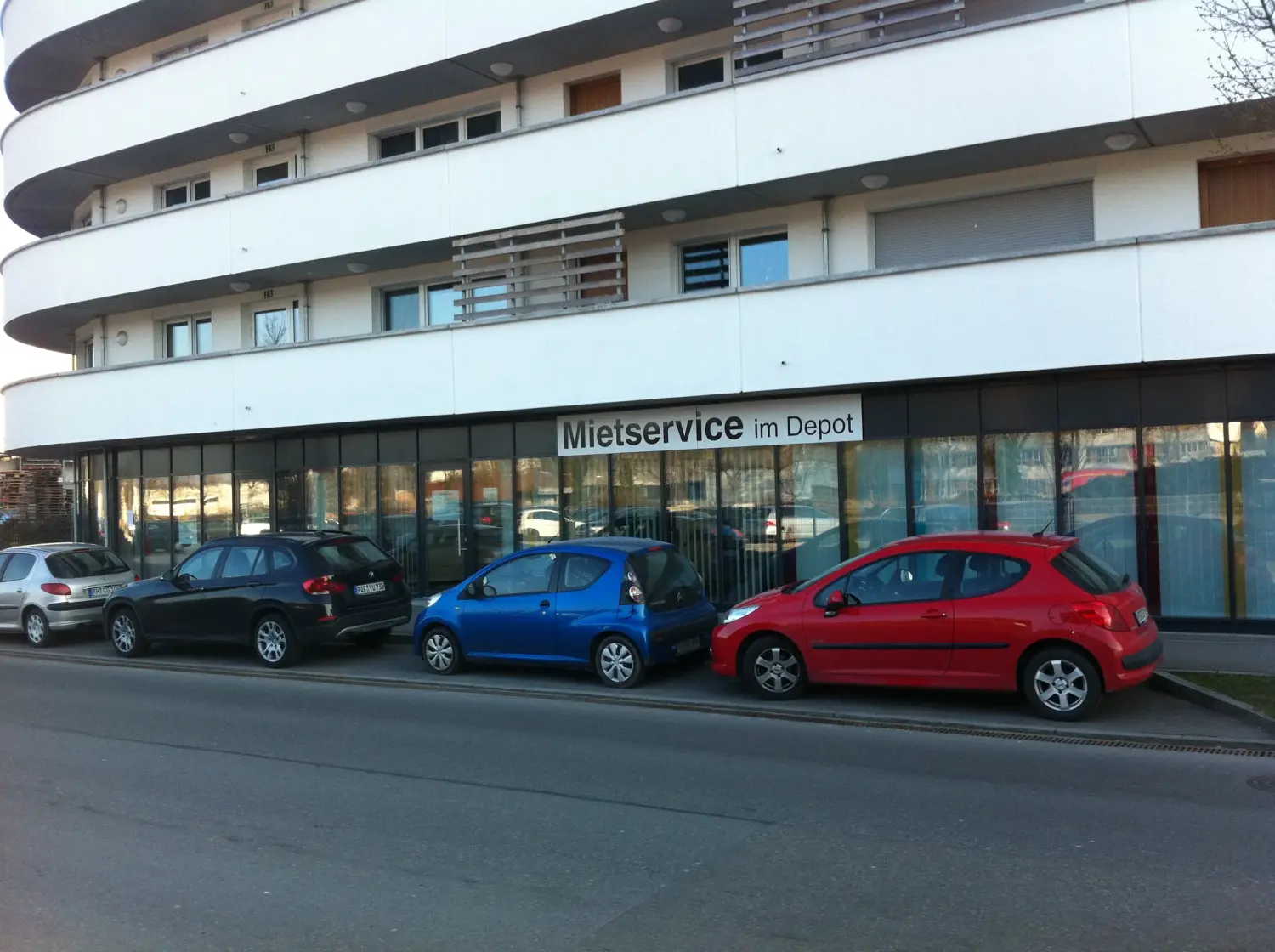 Mietservice im Depot - Büro außen